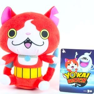 NWT Yo-kai Watch Plush Figure Hasbro Cat funny HUGE Plushie!! Jibanyan Plush